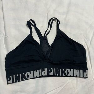 PINK Victoria's Secret Black Performance Sports Bra size L